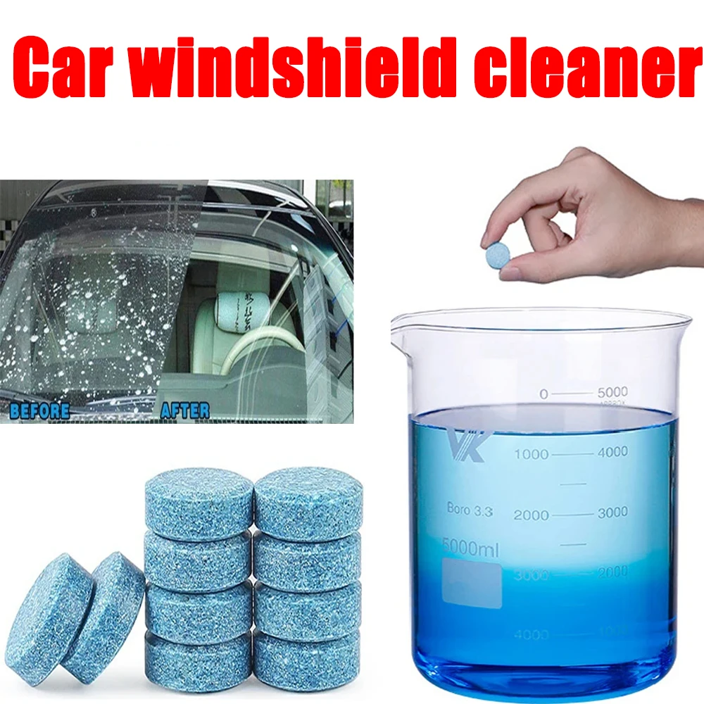 Solid Cleaner Car Windscreen Clean-er Effervescent Tablet Auto Wiper Glass Cleaning Concentrated Detergent Washing Accessories
Solid Cleaner Car Windscreen Clean-er Effervescent Tablet Auto Wiper Glass Cleaning Concentrated Detergent Washing Accessories