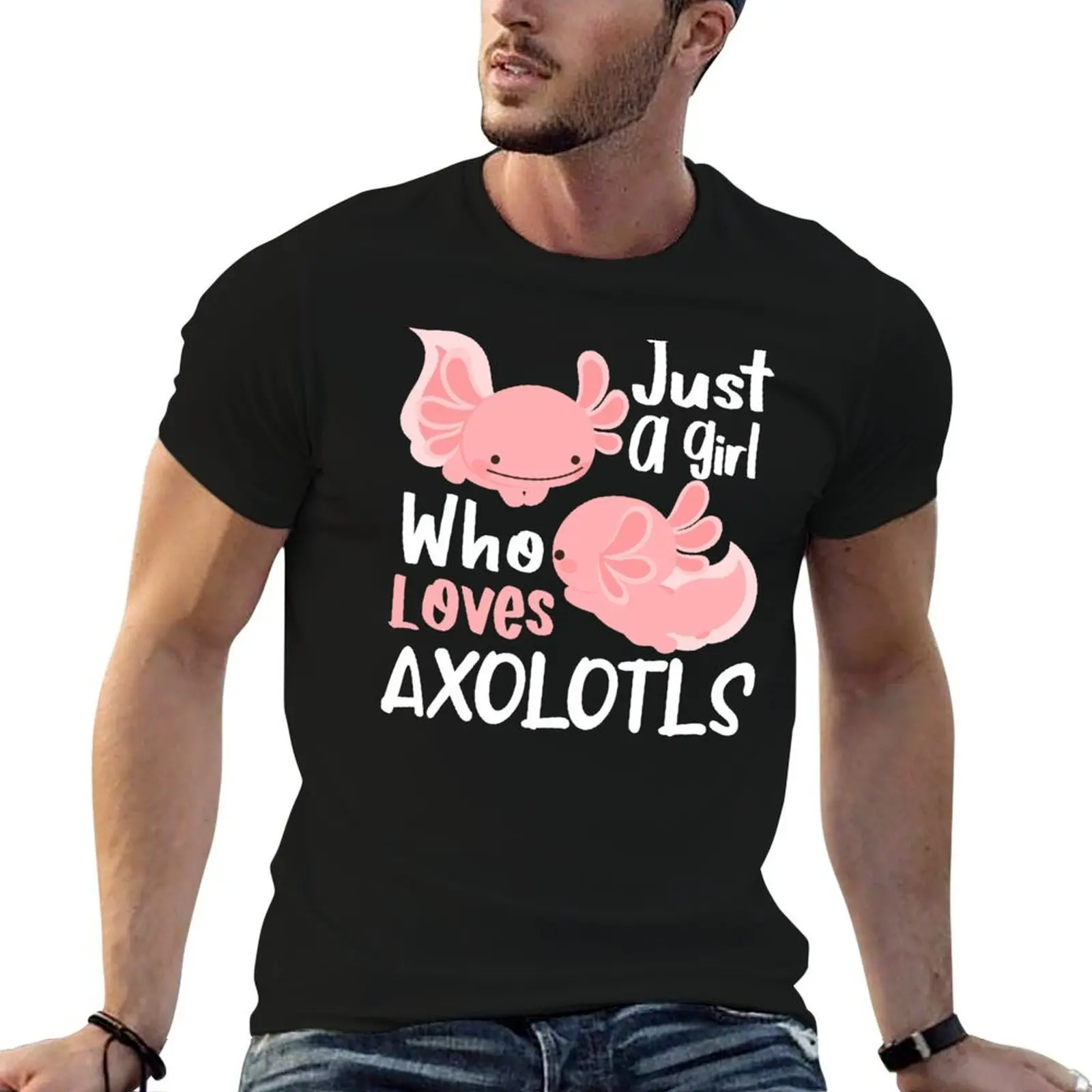 Axolotl Kawaii , Just a Girl who loves Axolotls T-Shirt man t shirt cotton man t shirt cotton high quality T-Shirt
Axolotl Kawaii , Just a Girl who loves Axolotls T-Shirt man t shirt cotton man t shirt cotton high quality T-Shirt