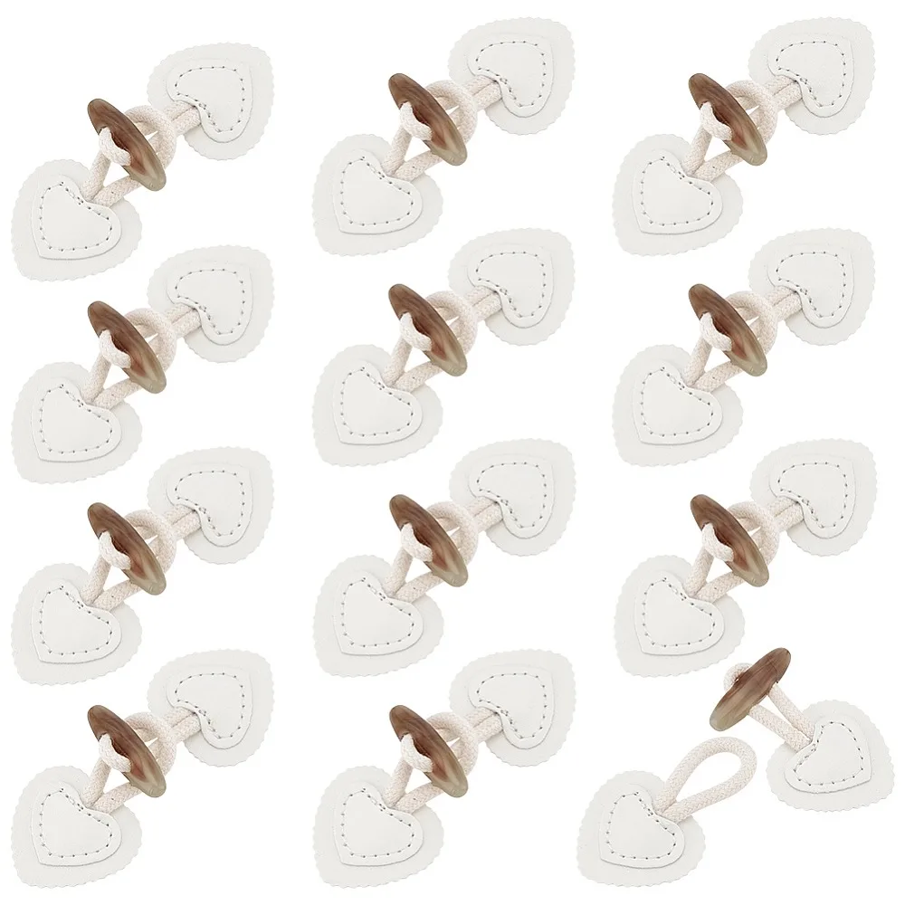 12Pcs Resin Imitation Leather Toggle Buckle for Bag Sweater Jacket Coat DIY Sewing Accessories Crafts Floral White 90x34x4.5mm
12Pcs Resin Imitation Leather Toggle Buckle for Bag Sweater Jacket Coat DIY Sewing Accessories Crafts Floral White 90x34x4.5mm