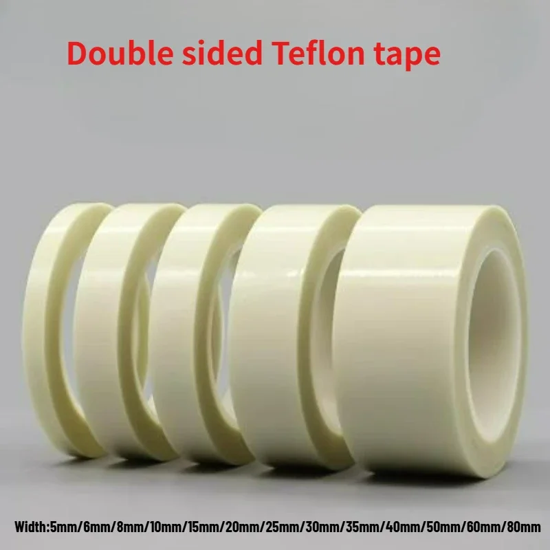 1pcs High Temperature Resistant Double-sided Teflon Tape 300℃ White Glass Fiber PTFE Tape Adhesive Components Without Residue
1pcs High Temperature Resistant Double-sided Teflon Tape 300℃ White Glass Fiber PTFE Tape Adhesive Components Without Residue