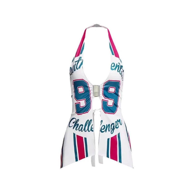 Летняя сексуальная пряность, новый футбольный фактор, печатный металл, соединительный недоуздок, небольшой жилет, ниша, дизайн, чувство верха
Летняя сексуальная пряность, новый футбольный фактор, печатный металл, соединительный недоуздок, небольшой жилет, ниша, дизайн, чувство верха