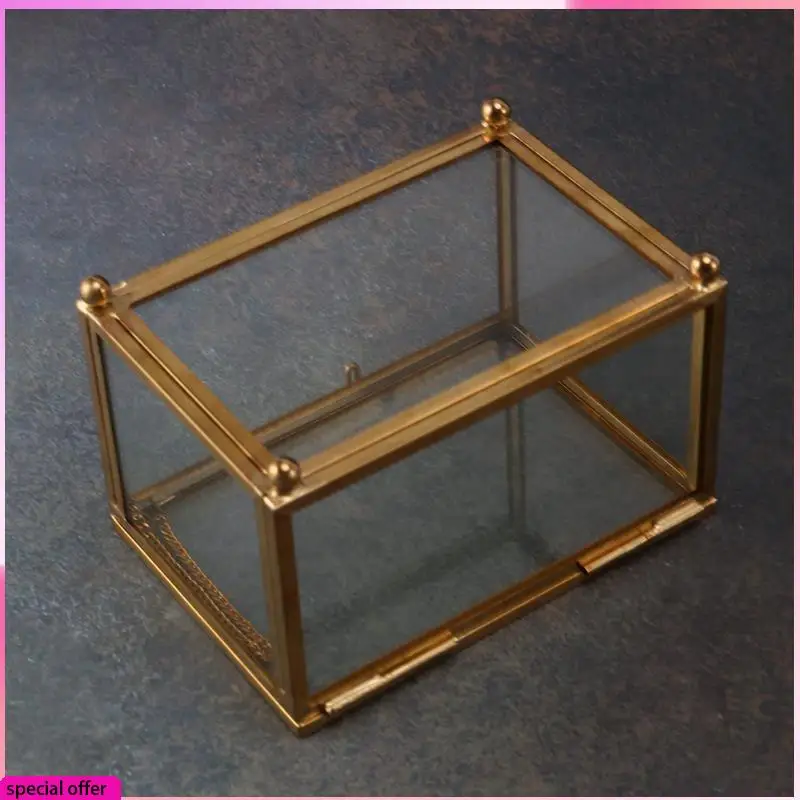 A64Z 3X Geometric Glass Style Jewelry Box Table Container For Displaying Jewelry Keepsakes Home Decoration Plants Container
A64Z 3X Geometric Glass Style Jewelry Box Table Container For Displaying Jewelry Keepsakes Home Decoration Plants Container