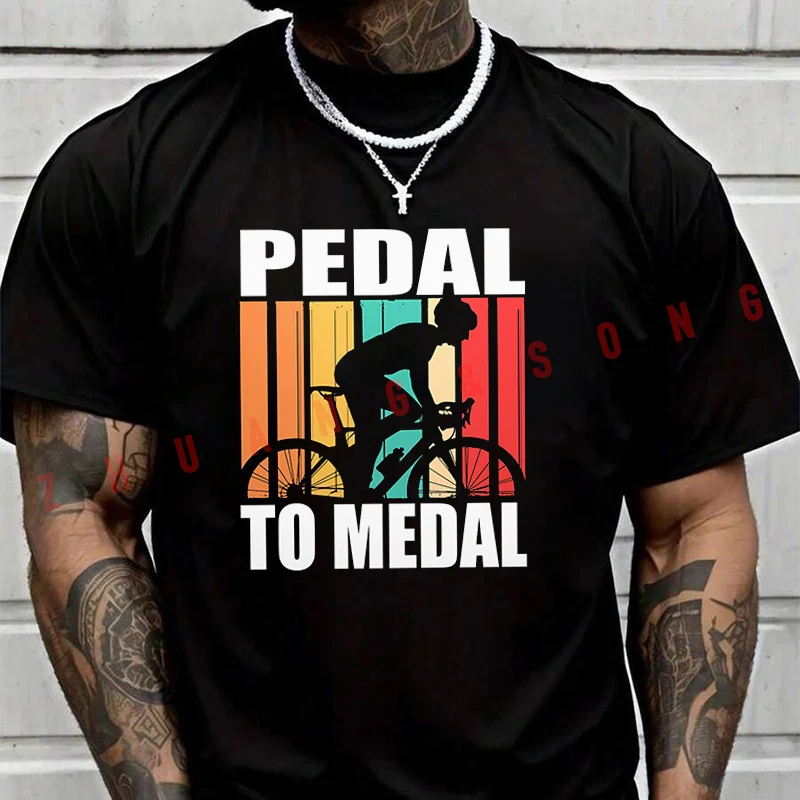 Футболка Pedal To Medal Racing Bike для мужчин, уличная одежда в стиле хип-хоп, повседневные модные топы унисекс с короткими рукавами
Футболка Pedal To Medal Racing Bike для мужчин, уличная одежда в стиле хип-хоп, повседневные модные топы унисекс с короткими рукавами