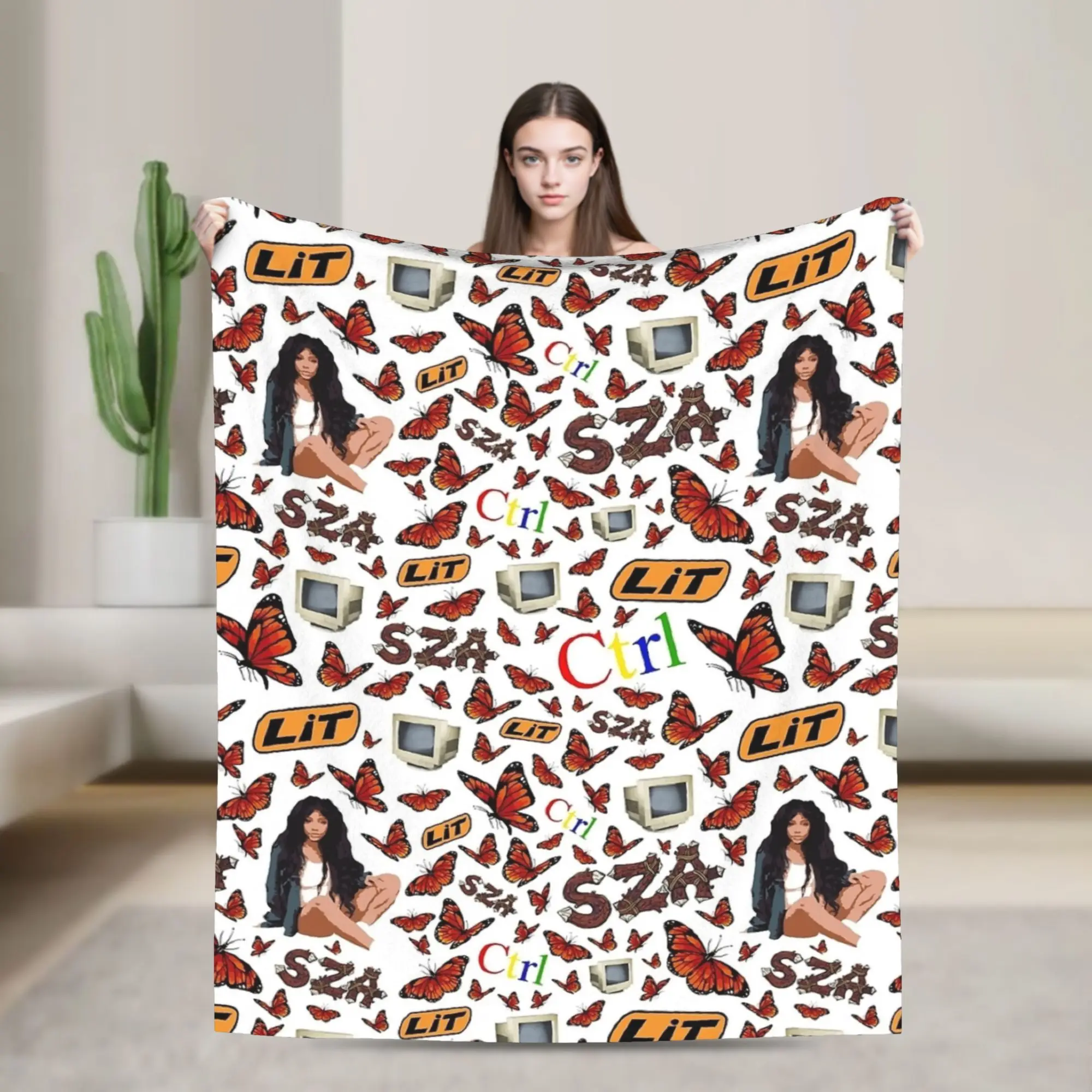 Одеяло SZA Ctrl, мягкие нечеткие плюшевые одеяла разных размеров для дивана, дивана и кровати
Одеяло SZA Ctrl, мягкие нечеткие плюшевые одеяла разных размеров для дивана, дивана и кровати