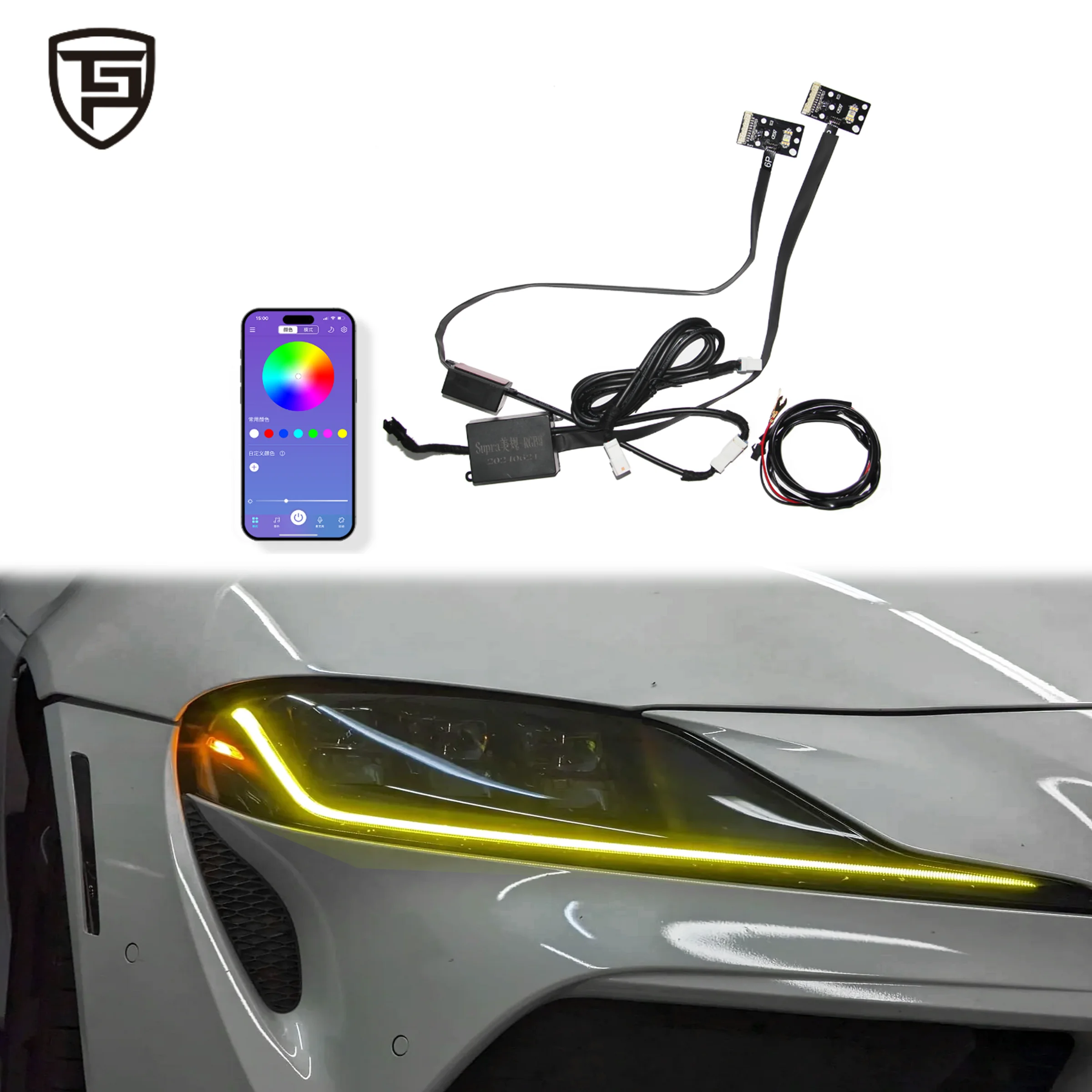 WEIBO A90 DRL Daytime Running Light Color Change App Controller Rgb Led module Suitable For Supra Gr 2020+ USA model
WEIBO A90 DRL Daytime Running Light Color Change App Controller Rgb Led module Suitable For Supra Gr 2020+ USA model