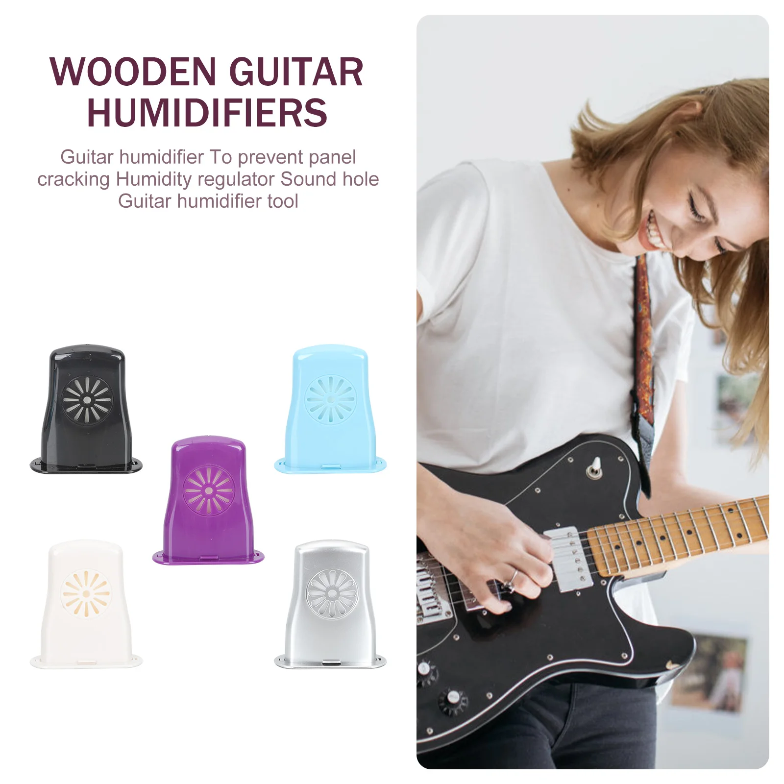 5 Pcs Humidor Humidifier Guitar Musical Instrument Humidifiers Acoustic Hygrometer Soundhole Maintain Kit
5 Pcs Humidor Humidifier Guitar Musical Instrument Humidifiers Acoustic Hygrometer Soundhole Maintain Kit