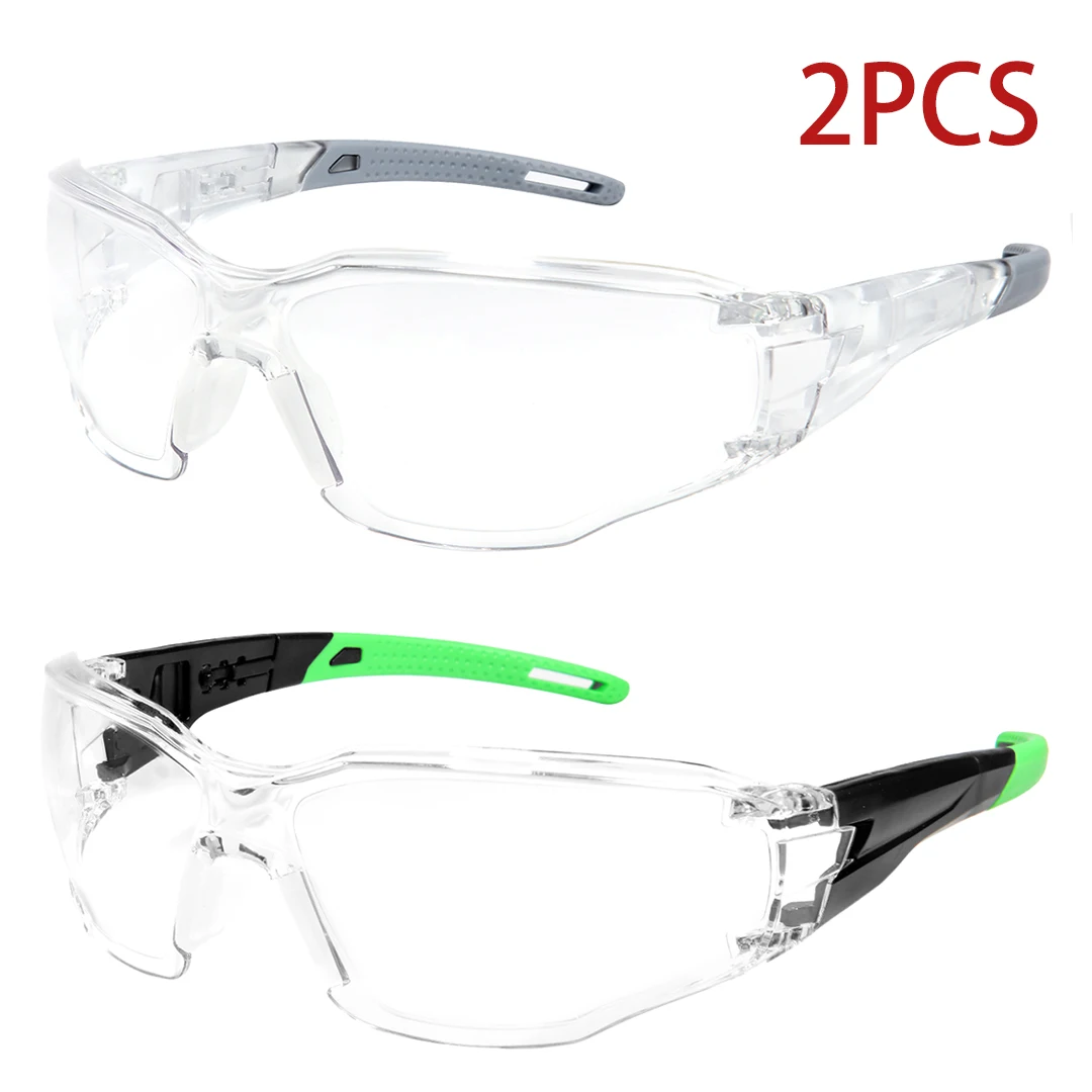 2PCS Clear Safety Goggles, ANSI Z87 Certified — Adjustable Nose Pads, Anti-Fog & Scratch-Resistant, Non-Slip Rubber Grips
2PCS Clear Safety Goggles, ANSI Z87 Certified — Adjustable Nose Pads, Anti-Fog & Scratch-Resistant, Non-Slip Rubber Grips