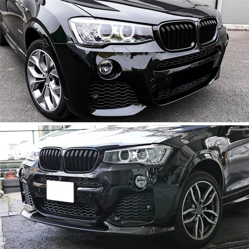 Front Kidney Grills For BMW X3 F25 LCI 2015-2017 X4 F26 2015-2018 Double Slats Gloss Black 51117338571 51117338572
Front Kidney Grills For BMW X3 F25 LCI 2015-2017 X4 F26 2015-2018 Double Slats Gloss Black 51117338571 51117338572