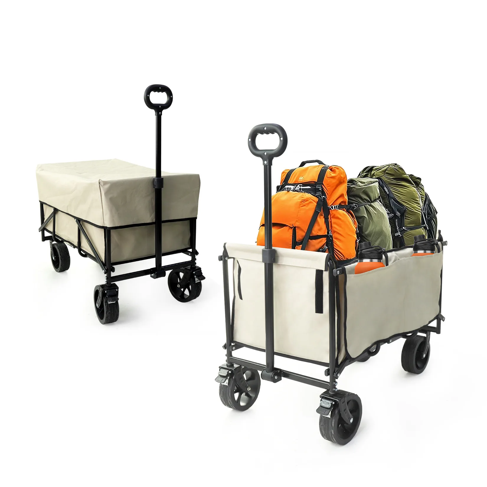 Camping Trolly Cart on Wheels 122L Folding Wagon Portable Beach Cart Collapsible for Outdoor Garden Picnic Shopping Fishing
Camping Trolly Cart on Wheels 122L Folding Wagon Portable Beach Cart Collapsible for Outdoor Garden Picnic Shopping Fishing