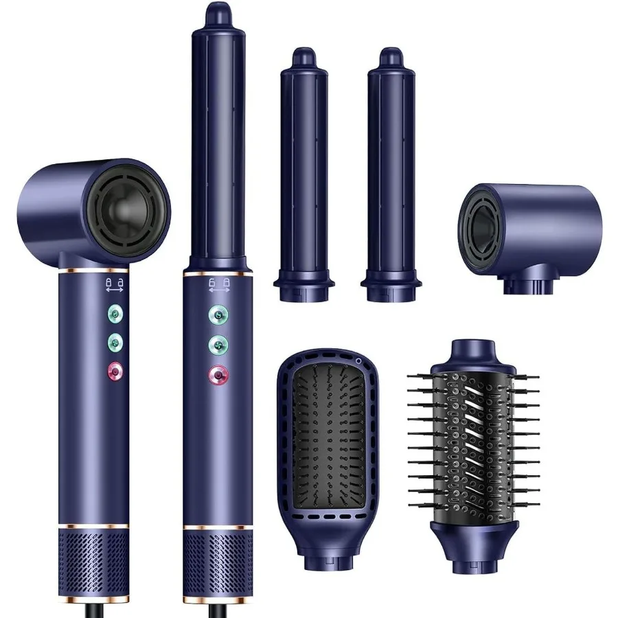 Professional Hair Dryer Brush 110000RPM High Speed Hair Dryer 5 In 1 Hair Styler Hot Air Brush Negative Ions Blow Dryer Brush A
Professional Hair Dryer Brush 110000RPM High Speed Hair Dryer 5 In 1 Hair Styler Hot Air Brush Negative Ions Blow Dryer Brush A