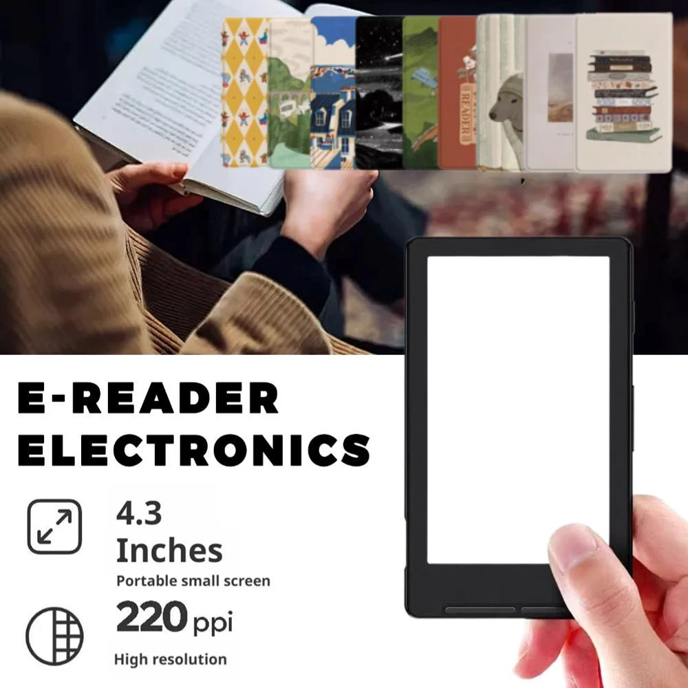 Электронная книга XTEINK X4, 4,3-дюймовый экран E-Ink, легкий и компактный дизайн, четкий дисплей 220ppi, мини-ридер и чехол в подарок
Электронная книга XTEINK X4, 4,3-дюймовый экран E-Ink, легкий и компактный дизайн, четкий дисплей 220ppi, мини-ридер и чехол в подарок
