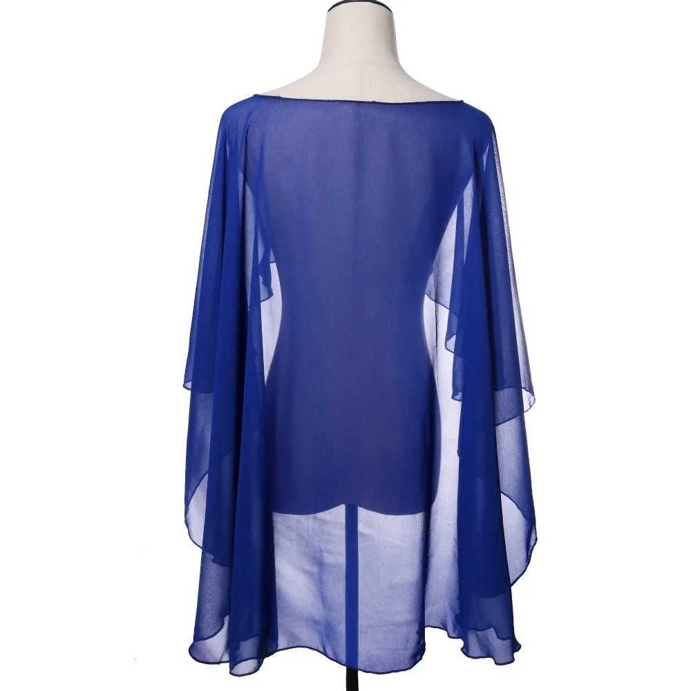 Thin Loose Fit Chiffon Cover Up Transparent Elegant Sheer Shawl Top Cloak Bohemian Beach Poncho Beachwear
Thin Loose Fit Chiffon Cover Up Transparent Elegant Sheer Shawl Top Cloak Bohemian Beach Poncho Beachwear