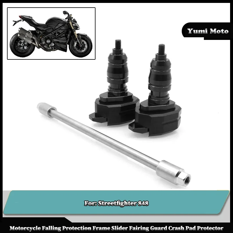 Motorcycle CNC Aluminum Falling Protection Frame Slider Fairing Guard Crash Pad Protector For DUCATI Streetfighter 848
Motorcycle CNC Aluminum Falling Protection Frame Slider Fairing Guard Crash Pad Protector For DUCATI Streetfighter 848