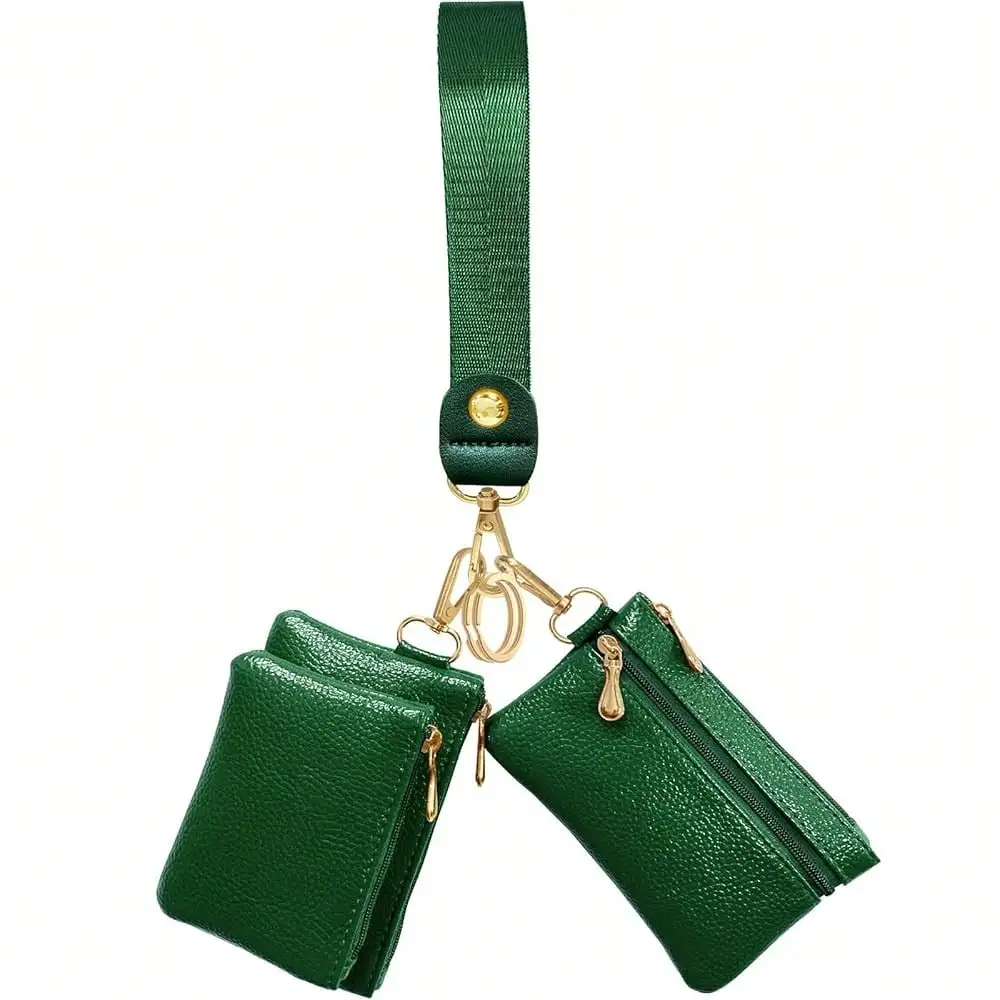 Dual Pouch Wristlet Wallet For Women, Mini Zip Around Wristlet Portable Keychain Wallet Detachable Small Change Purse Coin Pocke
Dual Pouch Wristlet Wallet For Women, Mini Zip Around Wristlet Portable Keychain Wallet Detachable Small Change Purse Coin Pocke