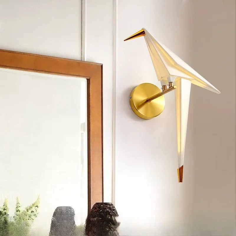Paper Crane Bedroom Premium Bedside Lamp Corridor Stair Decoration Wall Light Living Room Background Bird Lighting
Paper Crane Bedroom Premium Bedside Lamp Corridor Stair Decoration Wall Light Living Room Background Bird Lighting
