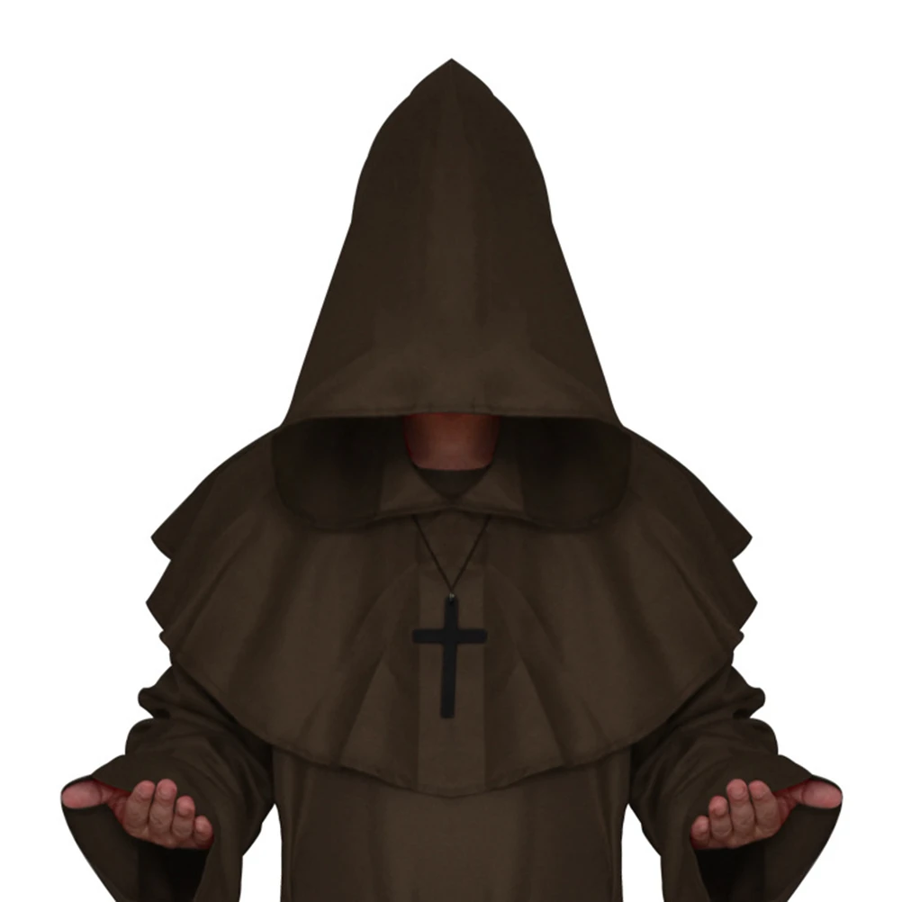 Monk Stylish Halloween Friar Clothing Wizard Uniform Cosplay Monks Polyester Material Soft Hand Ideal Play Stage Parties
Monk Stylish Halloween Friar Clothing Wizard Uniform Cosplay Monks Polyester Material Soft Hand Ideal Play Stage Parties