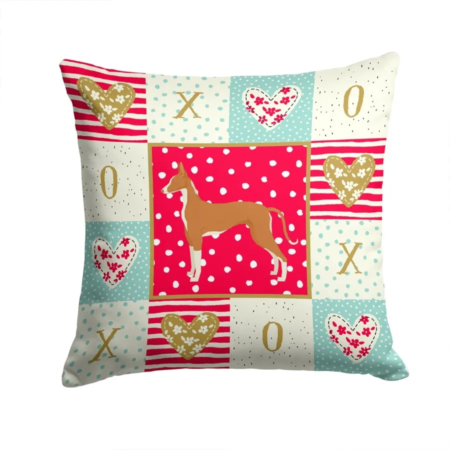 Ibizan Hound Love Fabric Decorative Pillow
Ibizan Hound Love Fabric Decorative Pillow