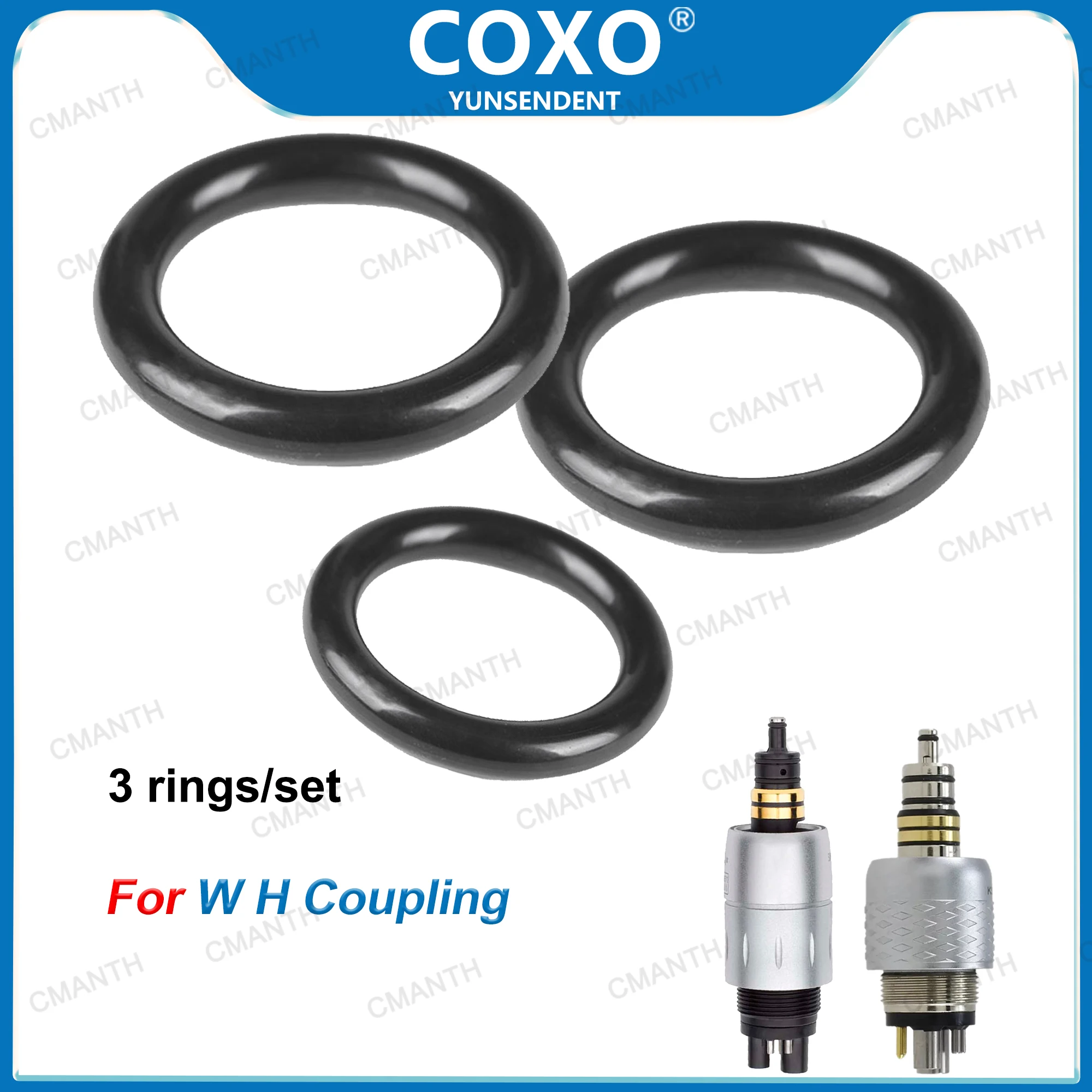 3 кольца/комплект уплотнительные кольца стоматологического наконечника для сменного комплекта муфты W H
3 кольца/комплект уплотнительные кольца стоматологического наконечника для сменного комплекта муфты W H