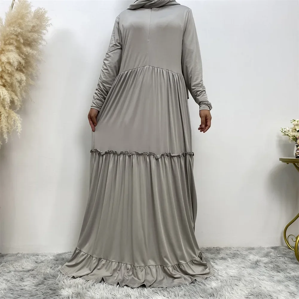 Muslim Women Hijab Dress Long Simple Elegant Ramadan Gown Abayas Skirt Islamic Clothes Muslim Dress Prayer Garment Jilbab Abaya
Muslim Women Hijab Dress Long Simple Elegant Ramadan Gown Abayas Skirt Islamic Clothes Muslim Dress Prayer Garment Jilbab Abaya