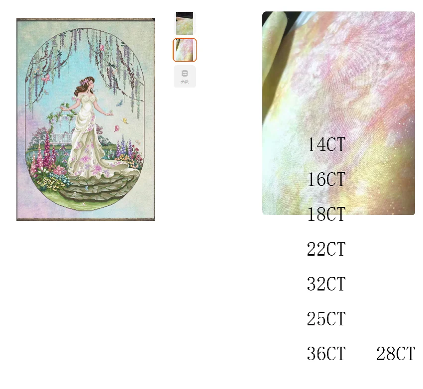 Cross Stitch set Cross Stitch Kits, Embroidery Sets, Knitting Needles Embroidery,Complete Kit,BF Garden Goddess 56-81
Cross Stitch set Cross Stitch Kits, Embroidery Sets, Knitting Needles Embroidery,Complete Kit,BF Garden Goddess 56-81