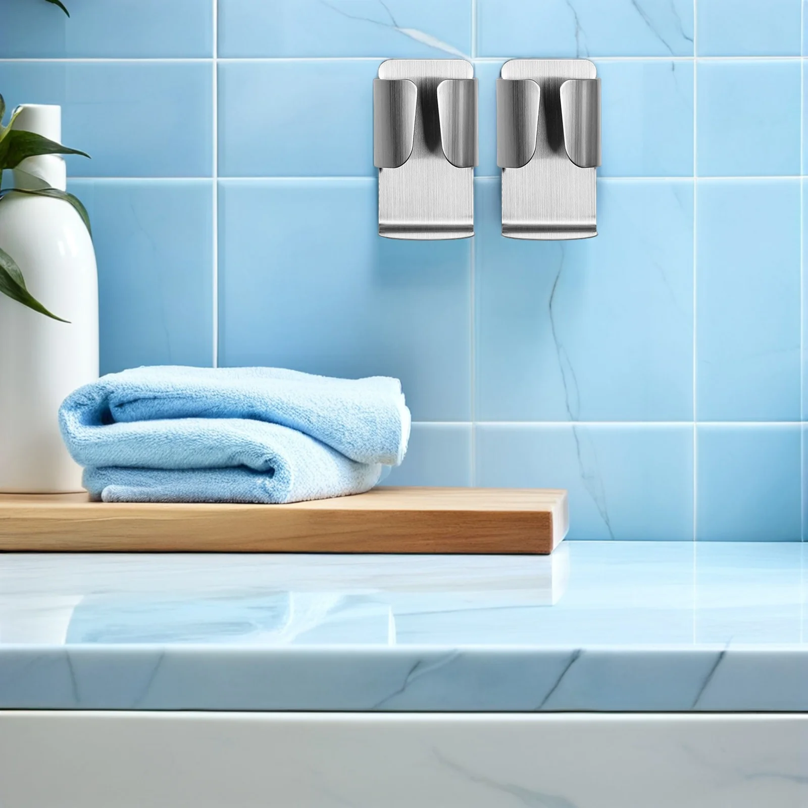 2Pcs Stainless Steel Electric Toothbrush Stand Waterproof Punch-Free Wall-Mounted Rack Bathroom Organizer Non-Punching
2Pcs Stainless Steel Electric Toothbrush Stand Waterproof Punch-Free Wall-Mounted Rack Bathroom Organizer Non-Punching