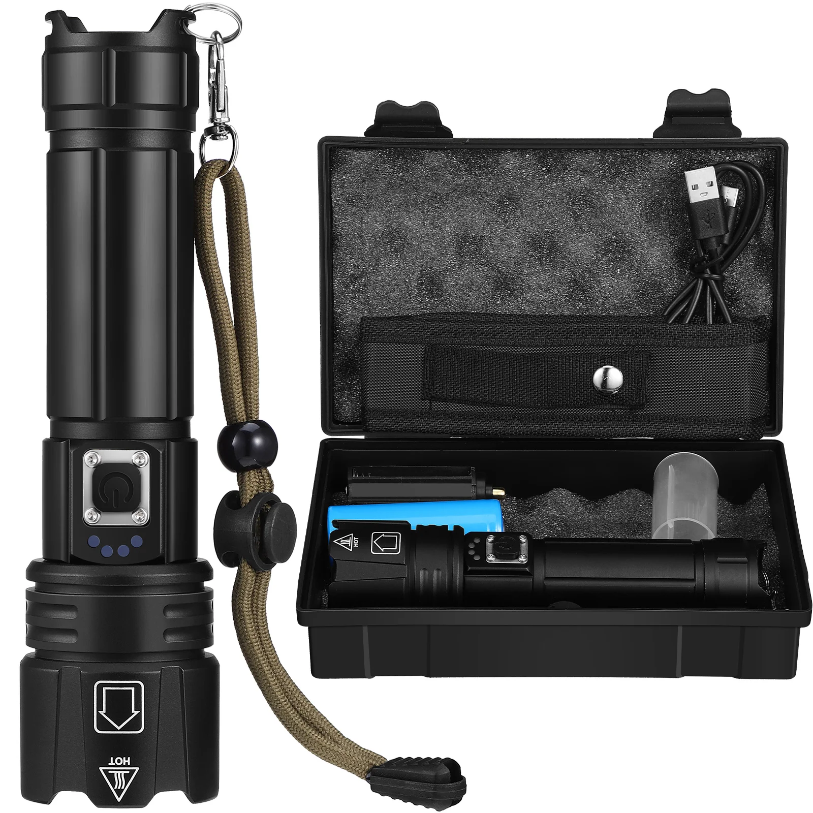 Aluminum Alloy Long Range Waterproof Flashlight Night Run The LED Torch Flashlights Rechargeable Abs For Home High Lumens
Aluminum Alloy Long Range Waterproof Flashlight Night Run The LED Torch Flashlights Rechargeable Abs For Home High Lumens