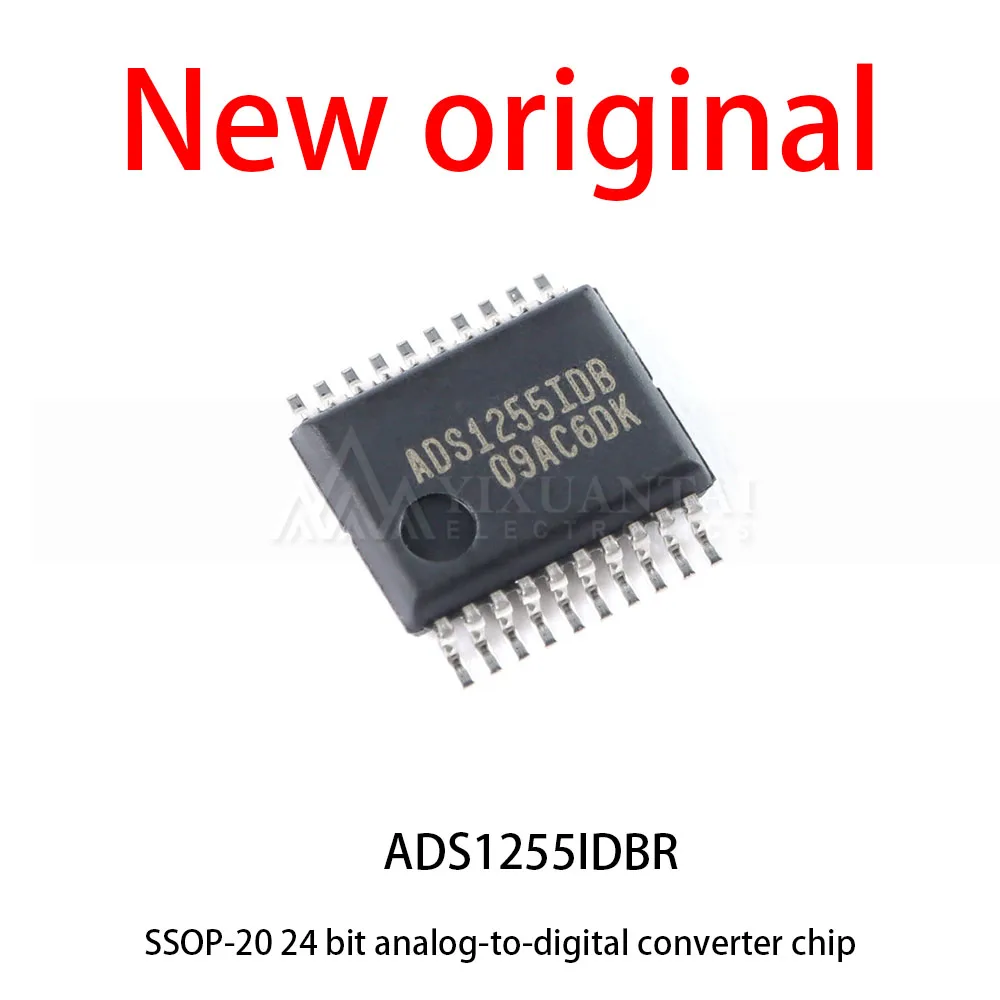 10Pcs/Lot New brand new original ADS1255IDBR SSOP-20 24 bit analog-to-digital converter chip
10Pcs/Lot New brand new original ADS1255IDBR SSOP-20 24 bit analog-to-digital converter chip