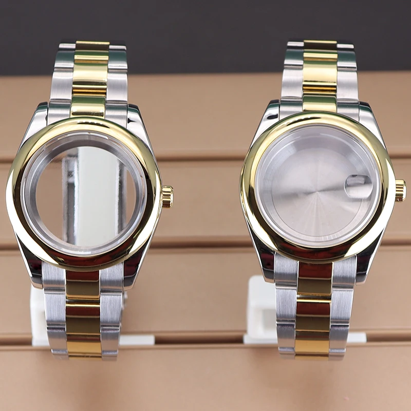 36mm 40mm Men's Luxury Vintage Watch Case Strap Sapphire Glass For nh34 nh35/36 Miyota 8215 Movement 28.5mm Dial oyster Hot Sale
36mm 40mm Men's Luxury Vintage Watch Case Strap Sapphire Glass For nh34 nh35/36 Miyota 8215 Movement 28.5mm Dial oyster Hot Sale