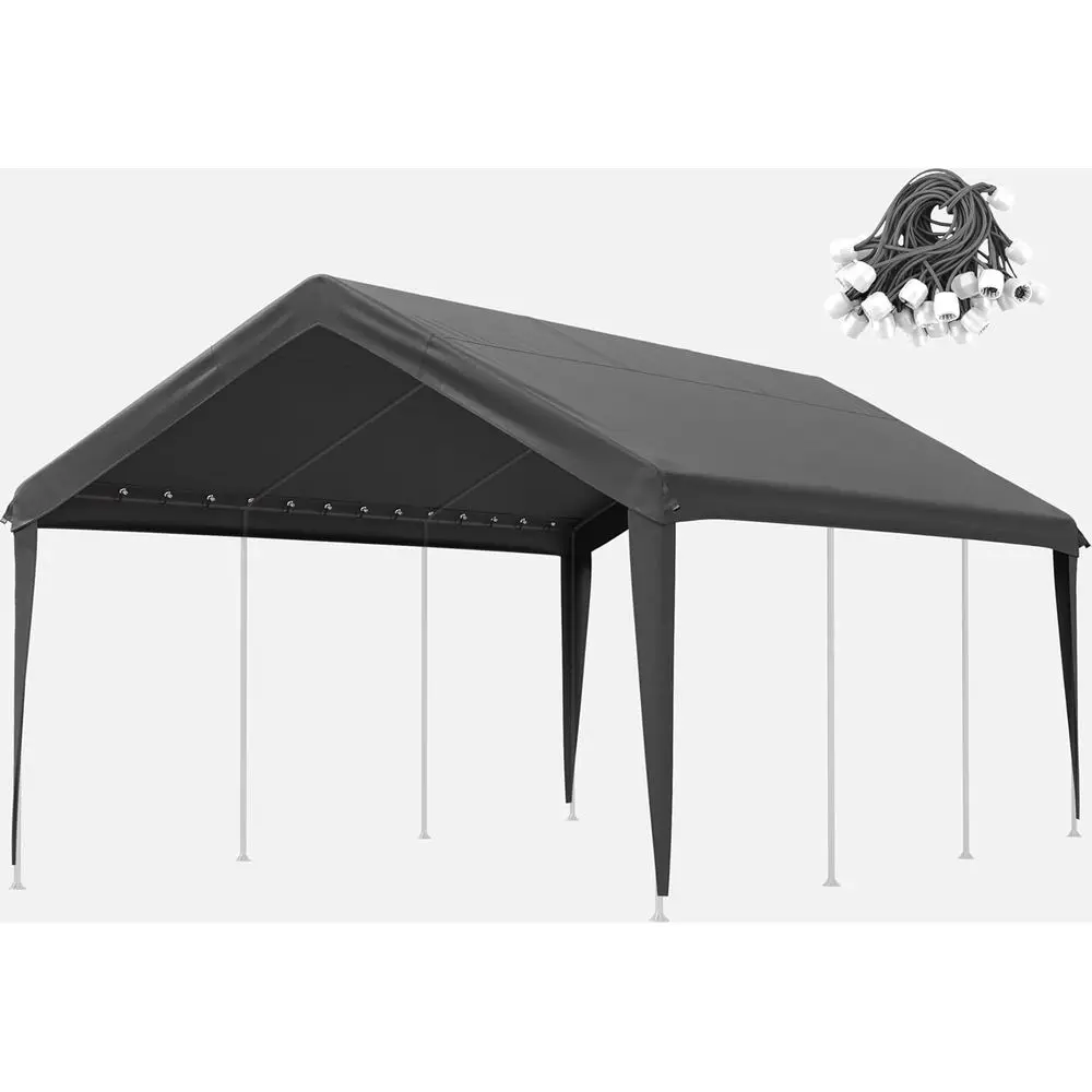 Carport Replacement Cover 12x20 Heavy Duty Outdoor Portable Car rd Waterproo UV & Tear Resistant Garage with Ball Bungees (e is
Carport Replacement Cover 12x20 Heavy Duty Outdoor Portable Car rd Waterproo UV & Tear Resistant Garage with Ball Bungees (e is
