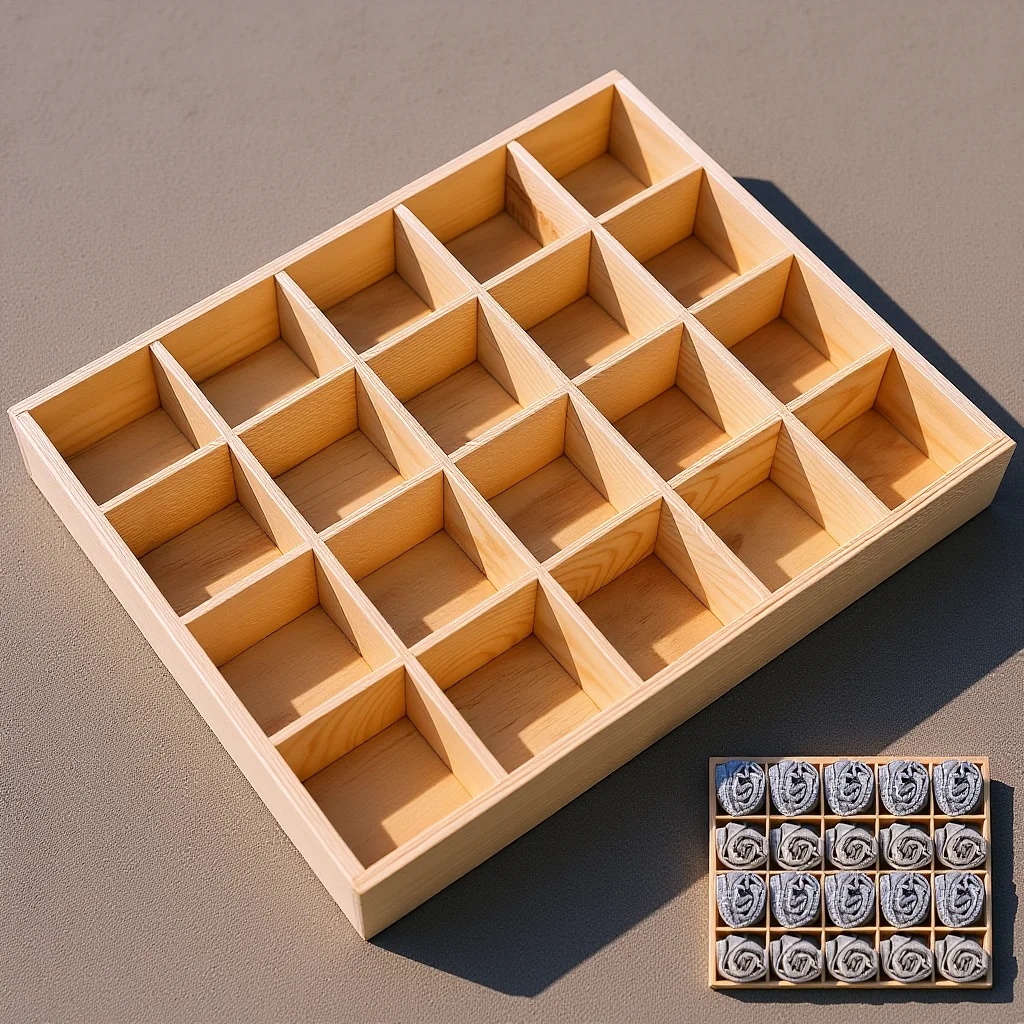 20 Compartments Storage Organizer Socks Container Panties Drawer Organizer Neat Easy Find Original Color
20 Compartments Storage Organizer Socks Container Panties Drawer Organizer Neat Easy Find Original Color