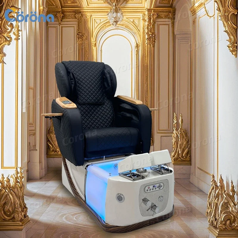 Spa Pedicure Chairs Luxury Salon Furniture Luxury Pipeless Foot Surfing Massage Pedicure Chair with Colorful Light
Spa Pedicure Chairs Luxury Salon Furniture Luxury Pipeless Foot Surfing Massage Pedicure Chair with Colorful Light