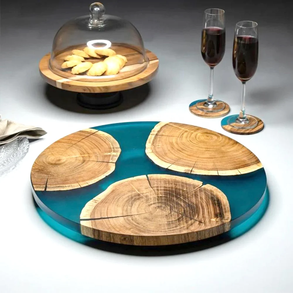 Blue Live Edge Wood Resin Cheese Board Round Modern Service Tray Kitchen Epoxy River Wood Cheeseboard
Blue Live Edge Wood Resin Cheese Board Round Modern Service Tray Kitchen Epoxy River Wood Cheeseboard