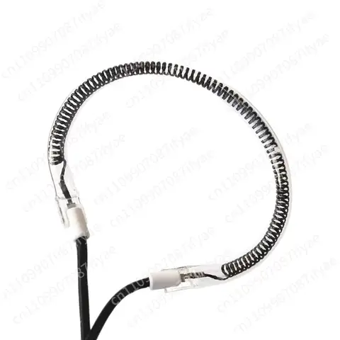 Air fryer heating tube Light wave furnace Round heater Barbecue furnace Heating tube Universal halogen lamp tube Electric