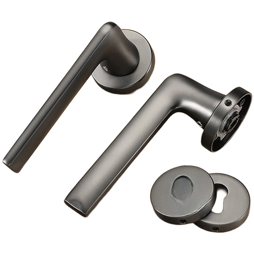 Zinc Alloy Interior Door Lock with Magnetic Silent Closure Minimalist Black Nickel Finish for Bedroom and Bathroom 17x10x10cm
Zinc Alloy Interior Door Lock with Magnetic Silent Closure Minimalist Black Nickel Finish for Bedroom and Bathroom 17x10x10cm
