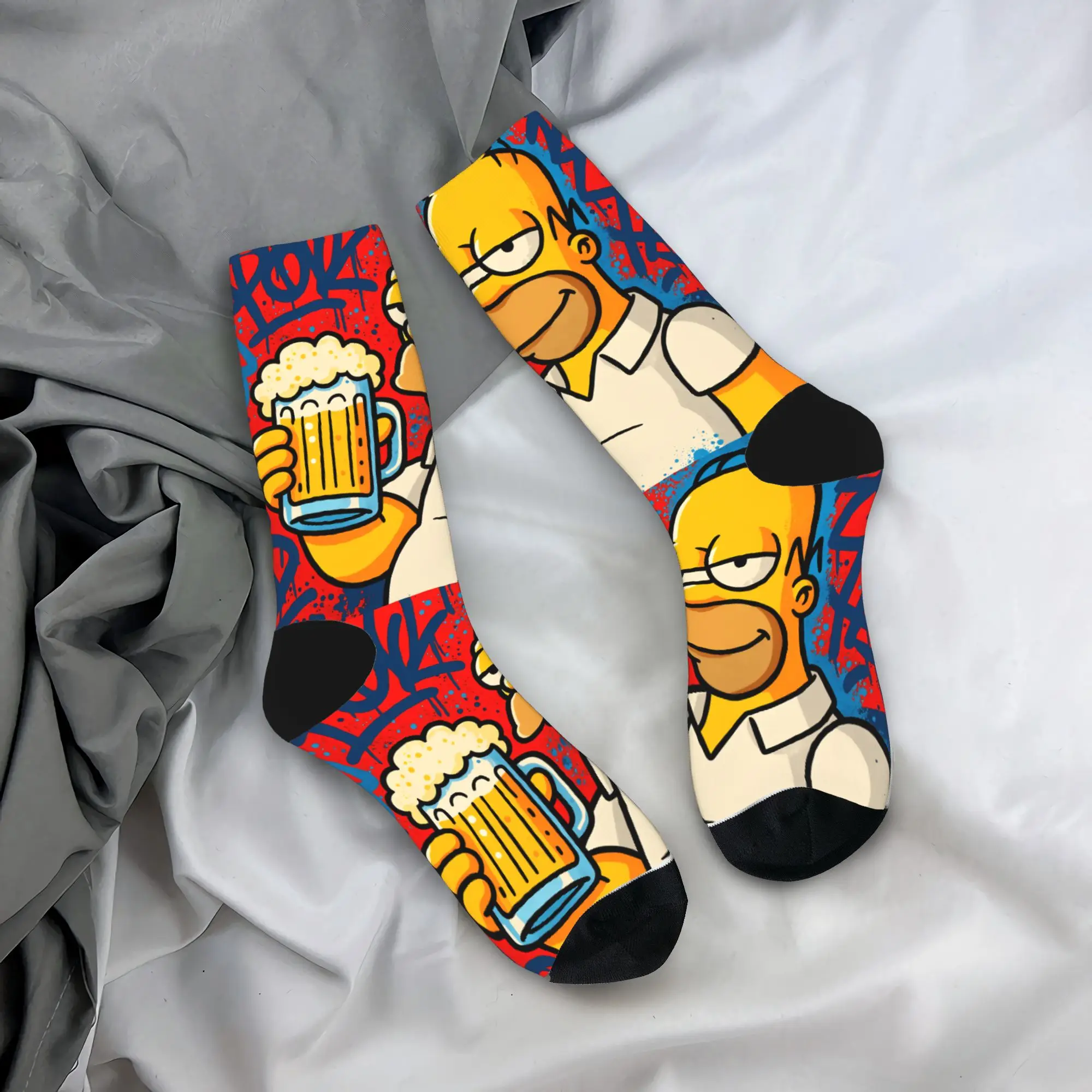 Adults Men Socks Funny S-Simpsons Beer Mug Graffiti Art Stockings Anti Breathable Socks Autumn Fashion Design Outdoor Socks
Adults Men Socks Funny S-Simpsons Beer Mug Graffiti Art Stockings Anti Breathable Socks Autumn Fashion Design Outdoor Socks