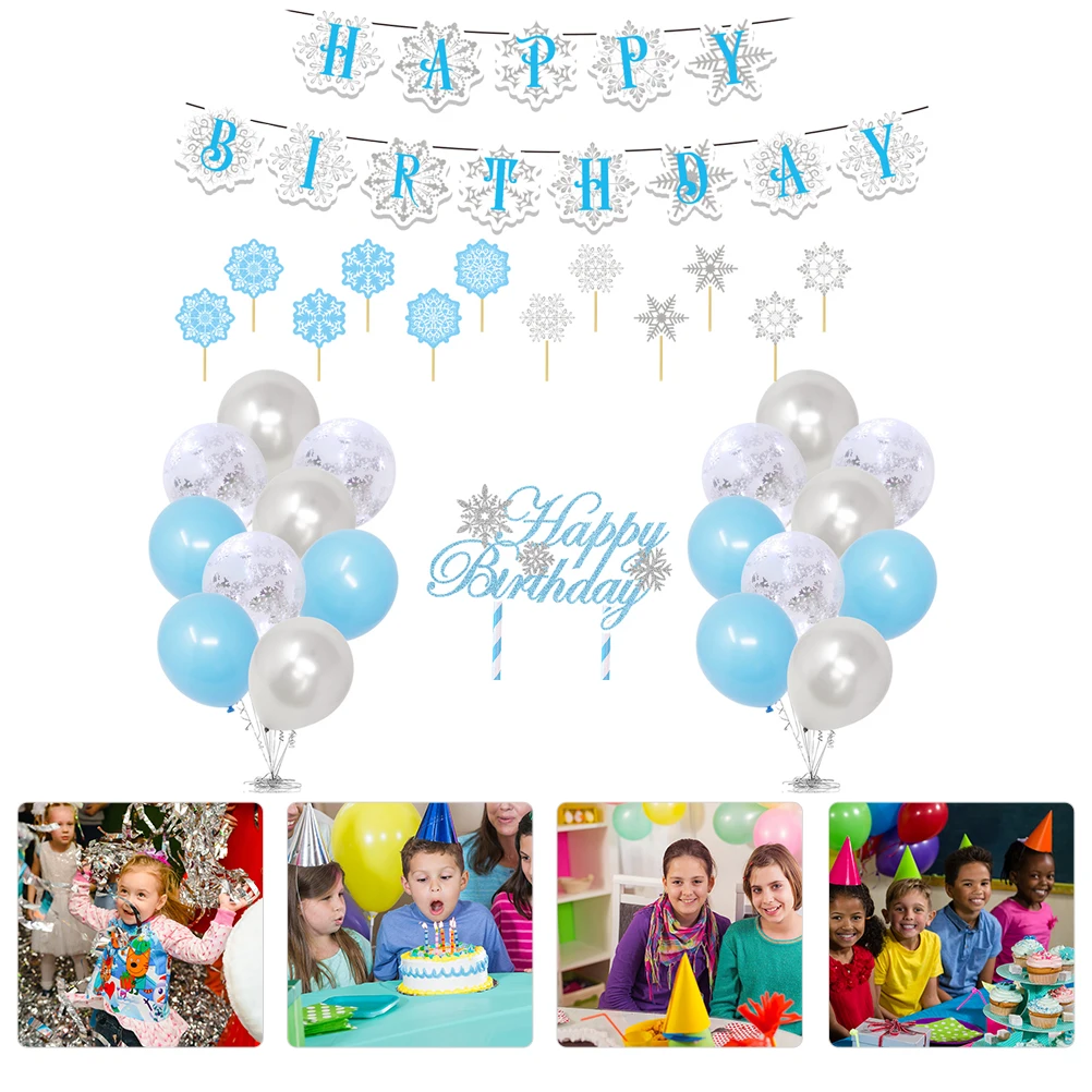 1 set 1 Set Snowflake Theme Party Decorations Christmas Balloons Bunting Cake Toppers Reusable Xmas Decor Set Layout Props Party
1 set 1 Set Snowflake Theme Party Decorations Christmas Balloons Bunting Cake Toppers Reusable Xmas Decor Set Layout Props Party