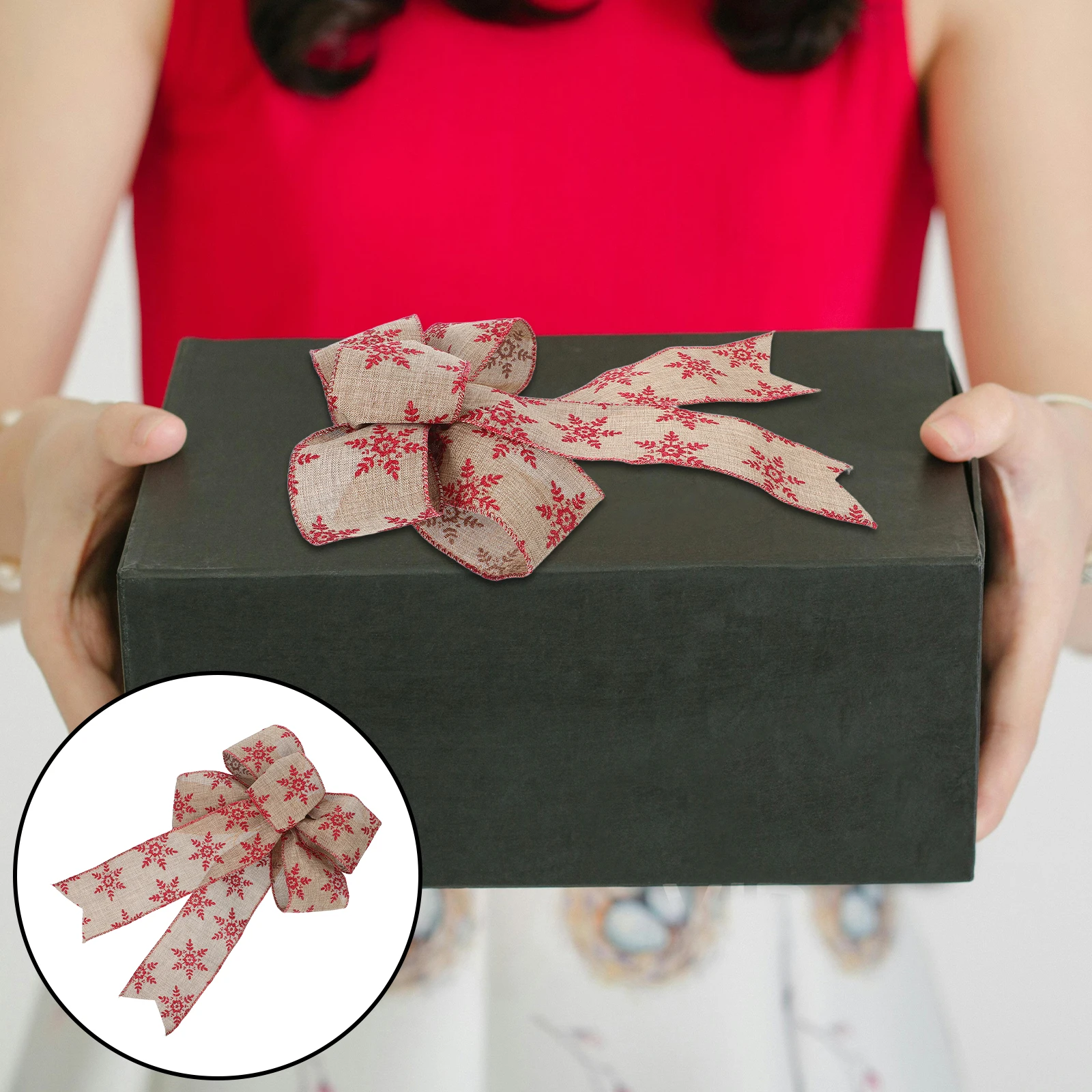 5Pcs DIY Burlap Bows Snowflake Bowknots Rustic Decorative Craft Accessories for Holiday Wreaths Tree Ornaments Party Favors
5Pcs DIY Burlap Bows Snowflake Bowknots Rustic Decorative Craft Accessories for Holiday Wreaths Tree Ornaments Party Favors