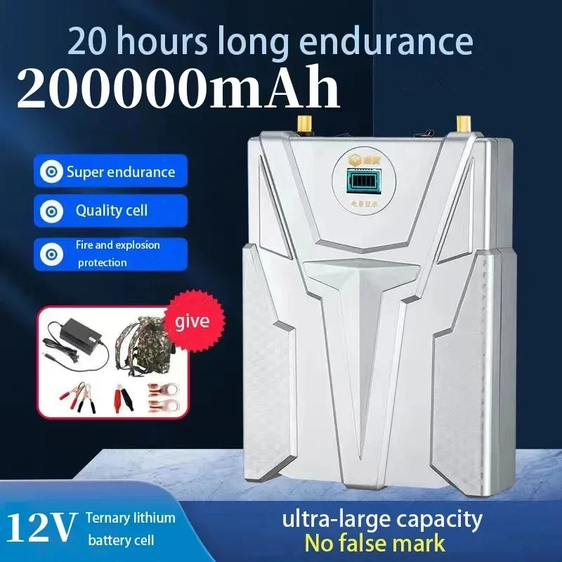 NEW 12V 200Ah Lithium Battery Large Capacity and Large Power Outdoor Ultra-light Voltage Inverter Special Polymer Rechargeable
NEW 12V 200Ah Lithium Battery Large Capacity and Large Power Outdoor Ultra-light Voltage Inverter Special Polymer Rechargeable