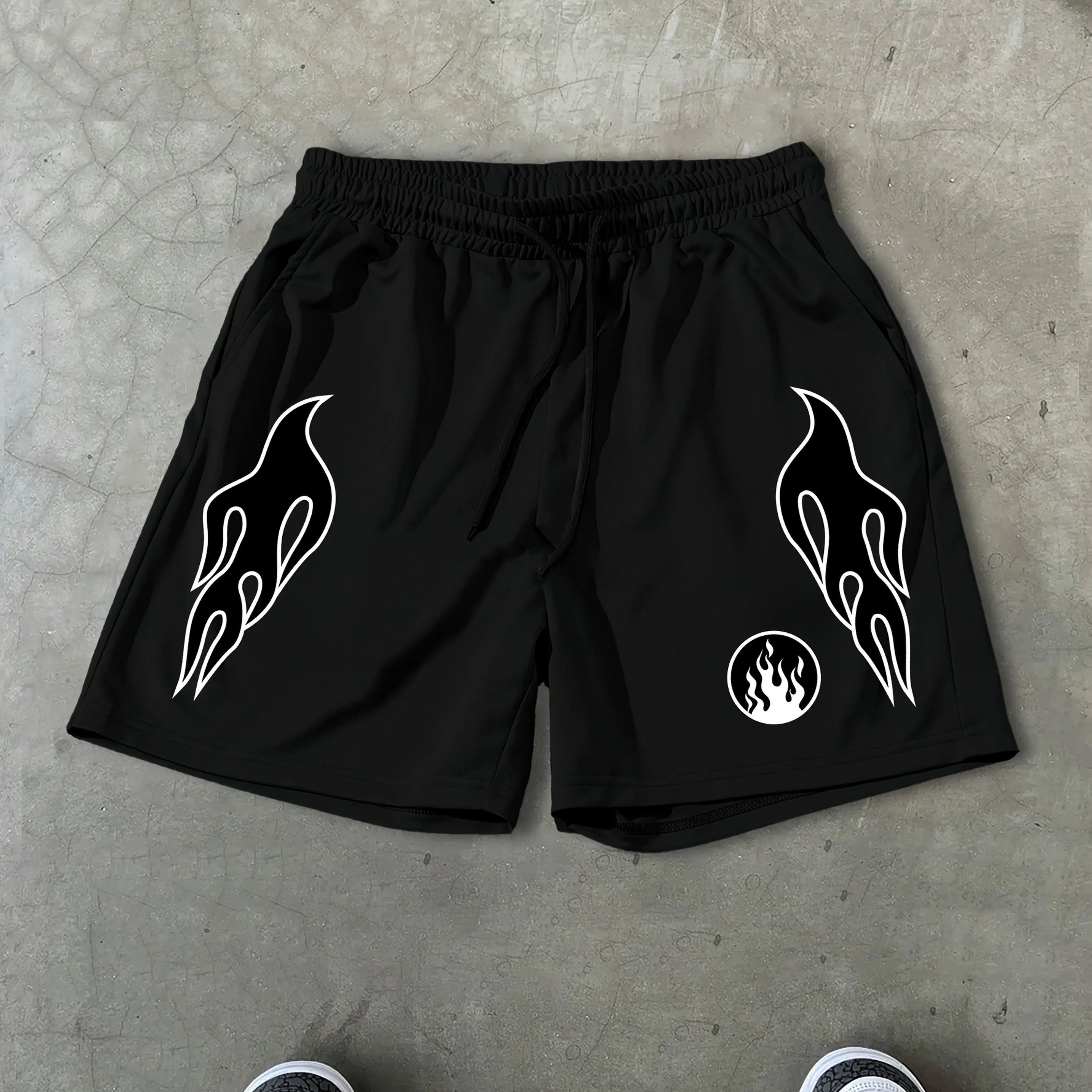 Мужские уличные повседневные шорты с пламенным принтом, летние шорты, городская мода и активный отдых на свежем воздухе, шорты для спецодежды с модным узором
Мужские уличные повседневные шорты с пламенным принтом, летние шорты, городская мода и активный отдых на свежем воздухе, шорты для спецодежды с модным узором