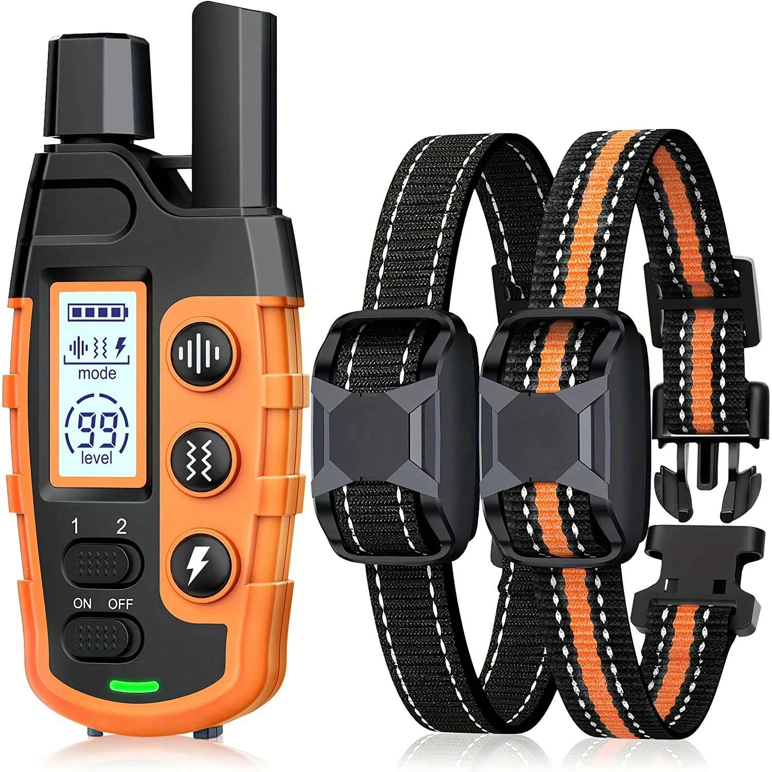 Waterproof Adjustable Rechargeable Dog Training Collars With Remote for Small To Large Dogs (5-150lbs) - Shock, Vibration & Soun
Waterproof Adjustable Rechargeable Dog Training Collars With Remote for Small To Large Dogs (5-150lbs) - Shock, Vibration & Soun