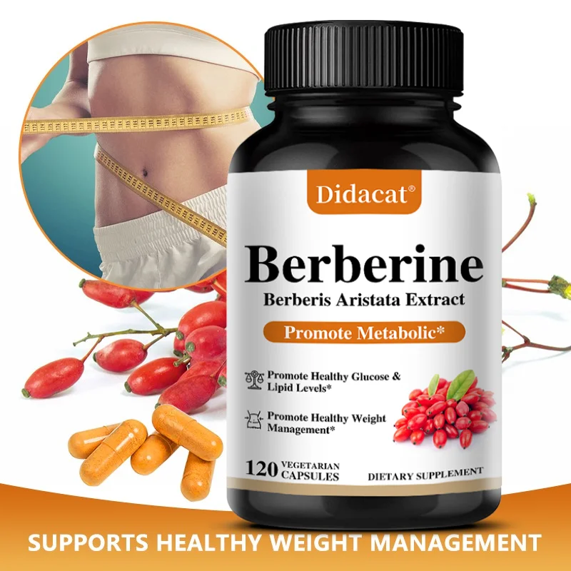 Berberine HCL Capsules 500mg, Support Daily Metabolic, Digestive, Cardiovascular and Immune Foundation Wellness, Vegetarian
Berberine HCL Capsules 500mg, Support Daily Metabolic, Digestive, Cardiovascular and Immune Foundation Wellness, Vegetarian
