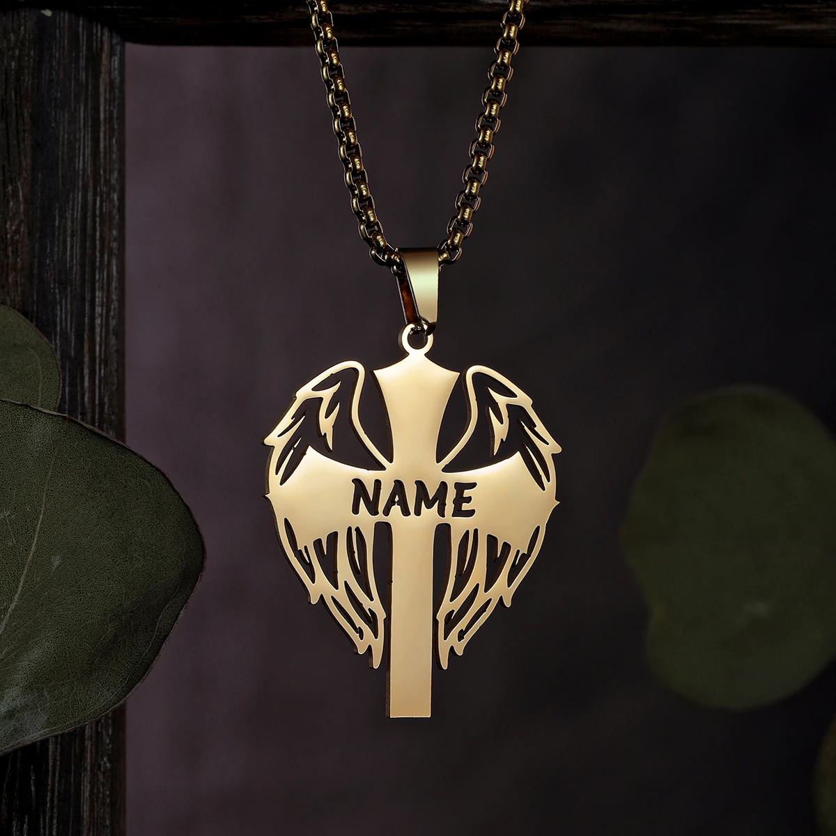 Personalized Name Necklace With Cross Angle Wings Custom Name Necklaces Women Stainlesss Steel Jewelry Gift
Personalized Name Necklace With Cross Angle Wings Custom Name Necklaces Women Stainlesss Steel Jewelry Gift