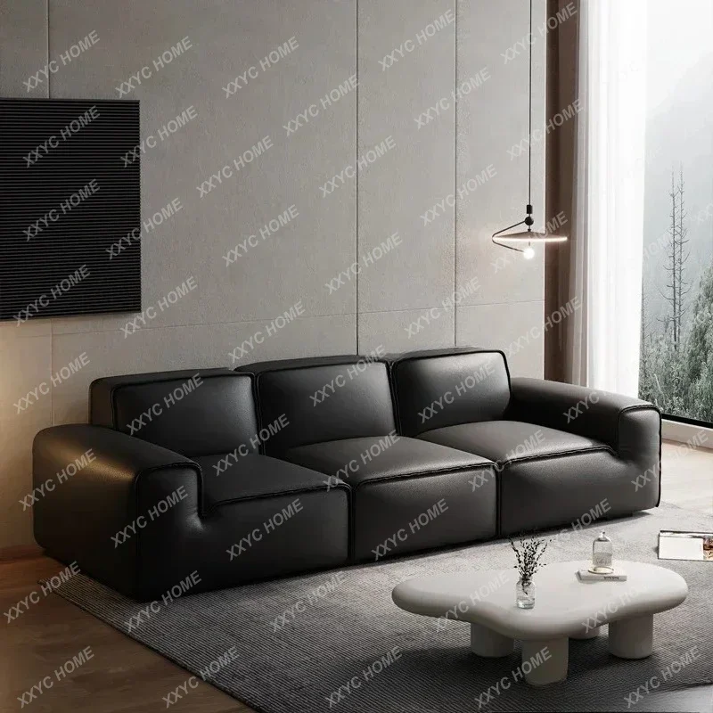 QQlBig Black Cow Sofa Italian Minimalist Leather Cream Wind Tofu Block Villa High-end Sofa
QQlBig Black Cow Sofa Italian Minimalist Leather Cream Wind Tofu Block Villa High-end Sofa
