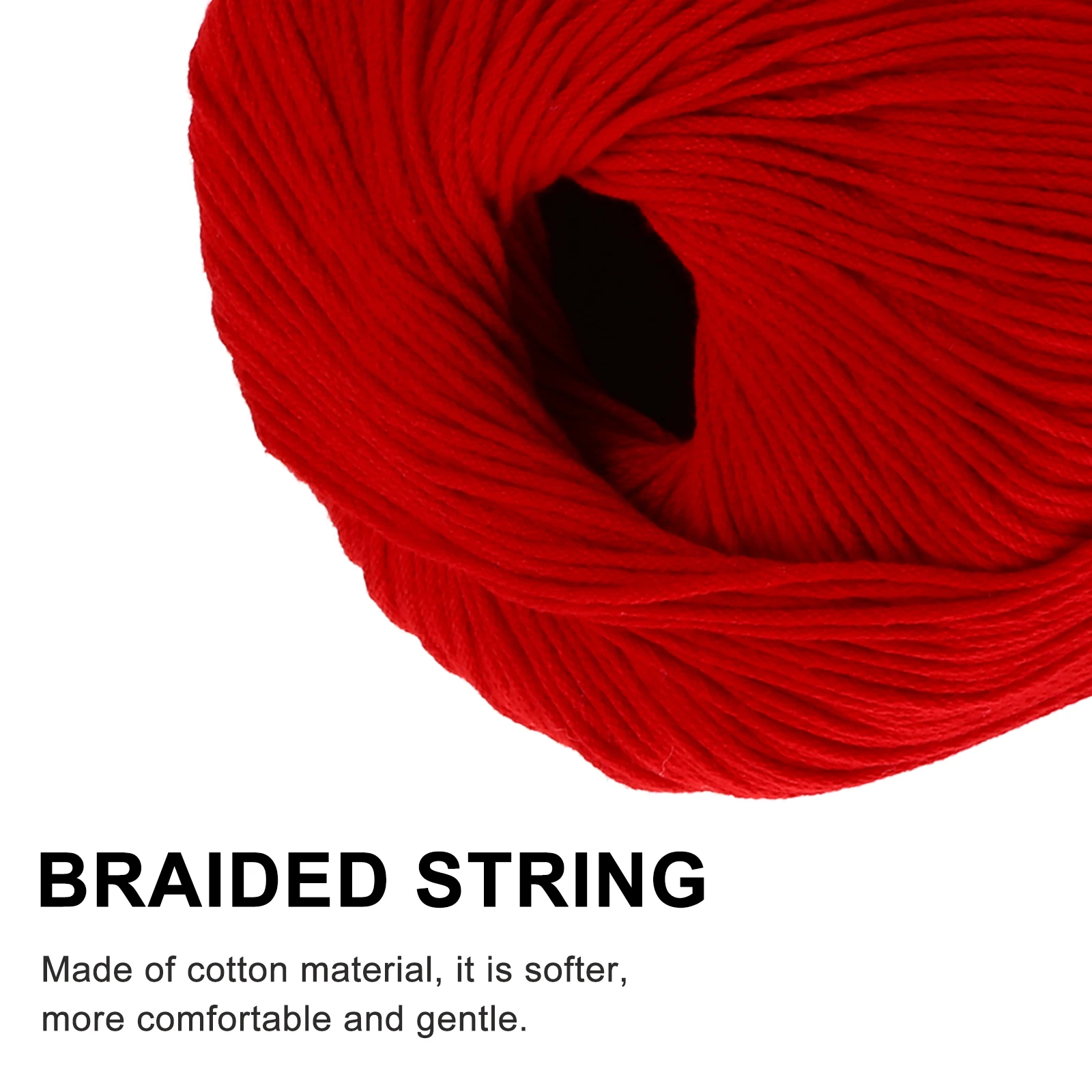 Knitting Rope Crochet Cotton Yarn Handmade Cord Crocheting Craft Diy Braided Thread 
Knitting Rope Crochet Cotton Yarn Handmade Cord Crocheting Craft Diy Braided Thread