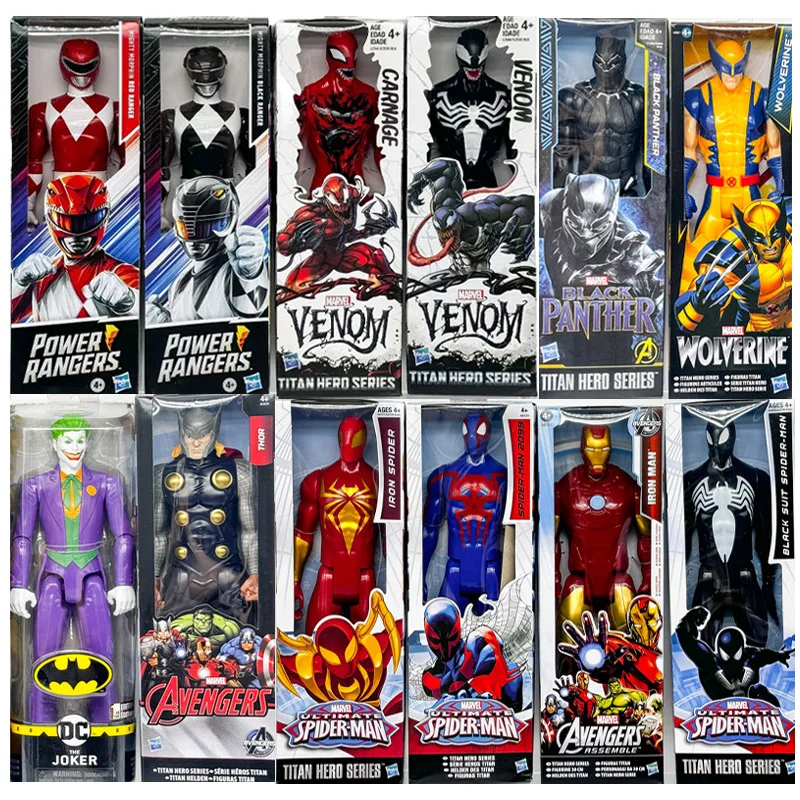 Hasbro Marvel Spider-Man Wolverine Thor Iron Man Venom Joker Anime Figures Titan Hero Series Collection Ornaments Toys Kid Gifts
Hasbro Marvel Spider-Man Wolverine Thor Iron Man Venom Joker Anime Figures Titan Hero Series Collection Ornaments Toys Kid Gifts