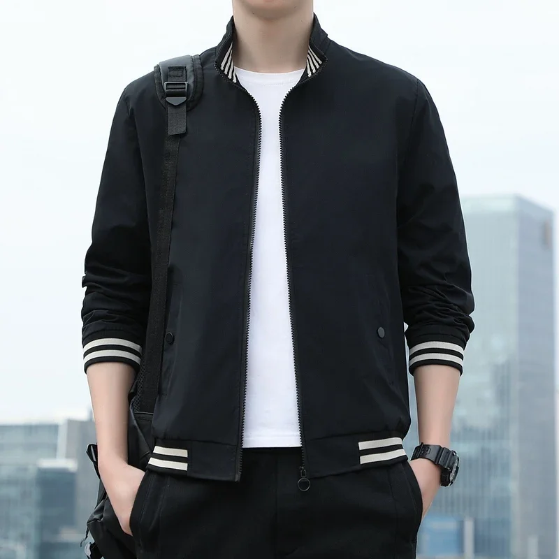 Spring/Summer New Men's Jacket Outdoor Light and Thin Solid Color Coat Casual Fashion Harajuku Street Versatile Men's Wear
Spring/Summer New Men's Jacket Outdoor Light and Thin Solid Color Coat Casual Fashion Harajuku Street Versatile Men's Wear