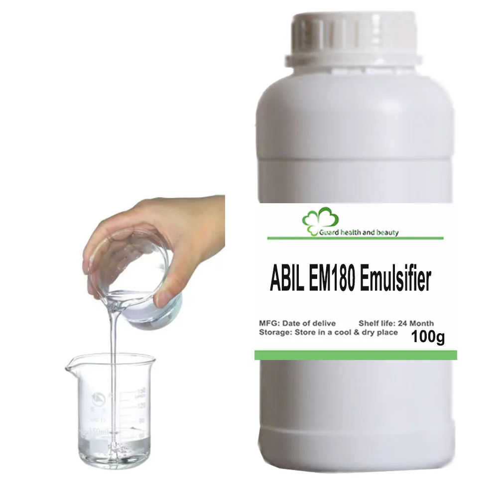 Hot Sell ABIL EM180 Emulsifier For Skin Care High Molecular Weight Silicone Oil In Water Emulsifier Cosmetic Raw Material
Hot Sell ABIL EM180 Emulsifier For Skin Care High Molecular Weight Silicone Oil In Water Emulsifier Cosmetic Raw Material