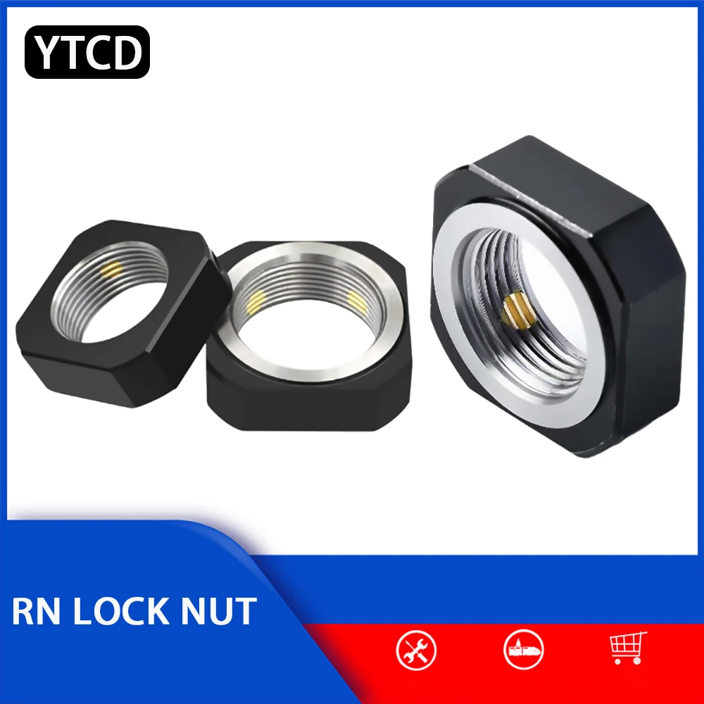 RN Square Lock Nut With Brass Pad High Accuracy Locking Nuts M5-M17 Ball Screw Fastener For BKBF FKFF EKFF Linear Support
RN Square Lock Nut With Brass Pad High Accuracy Locking Nuts M5-M17 Ball Screw Fastener For BKBF FKFF EKFF Linear Support
