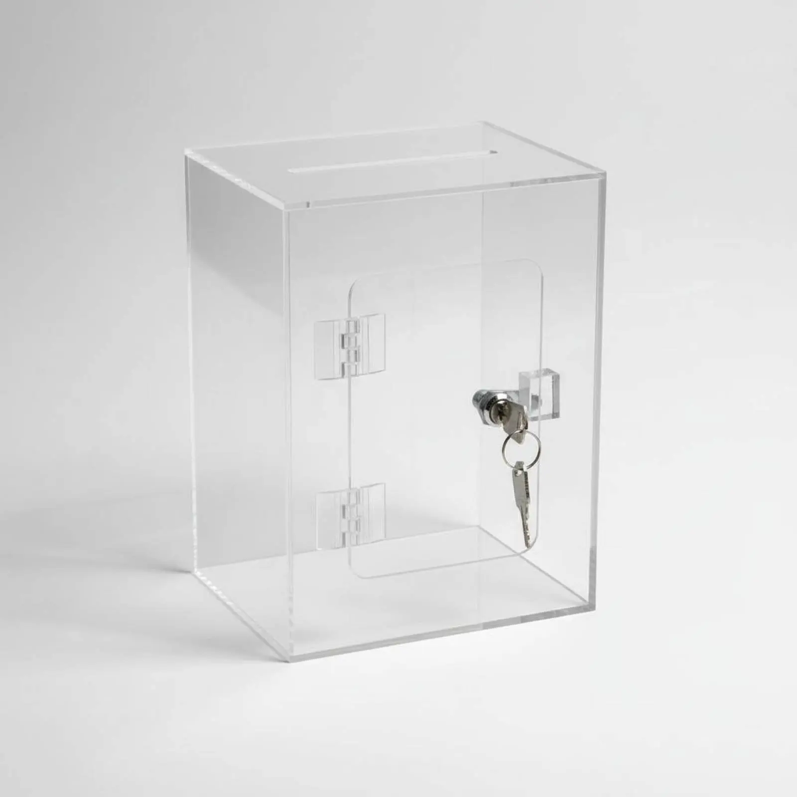 Clear Acrylic Suggestion Box Dustproof Transparent Voting Box Office Supply Container Square Shape Sturdy for School, Storage
Clear Acrylic Suggestion Box Dustproof Transparent Voting Box Office Supply Container Square Shape Sturdy for School, Storage