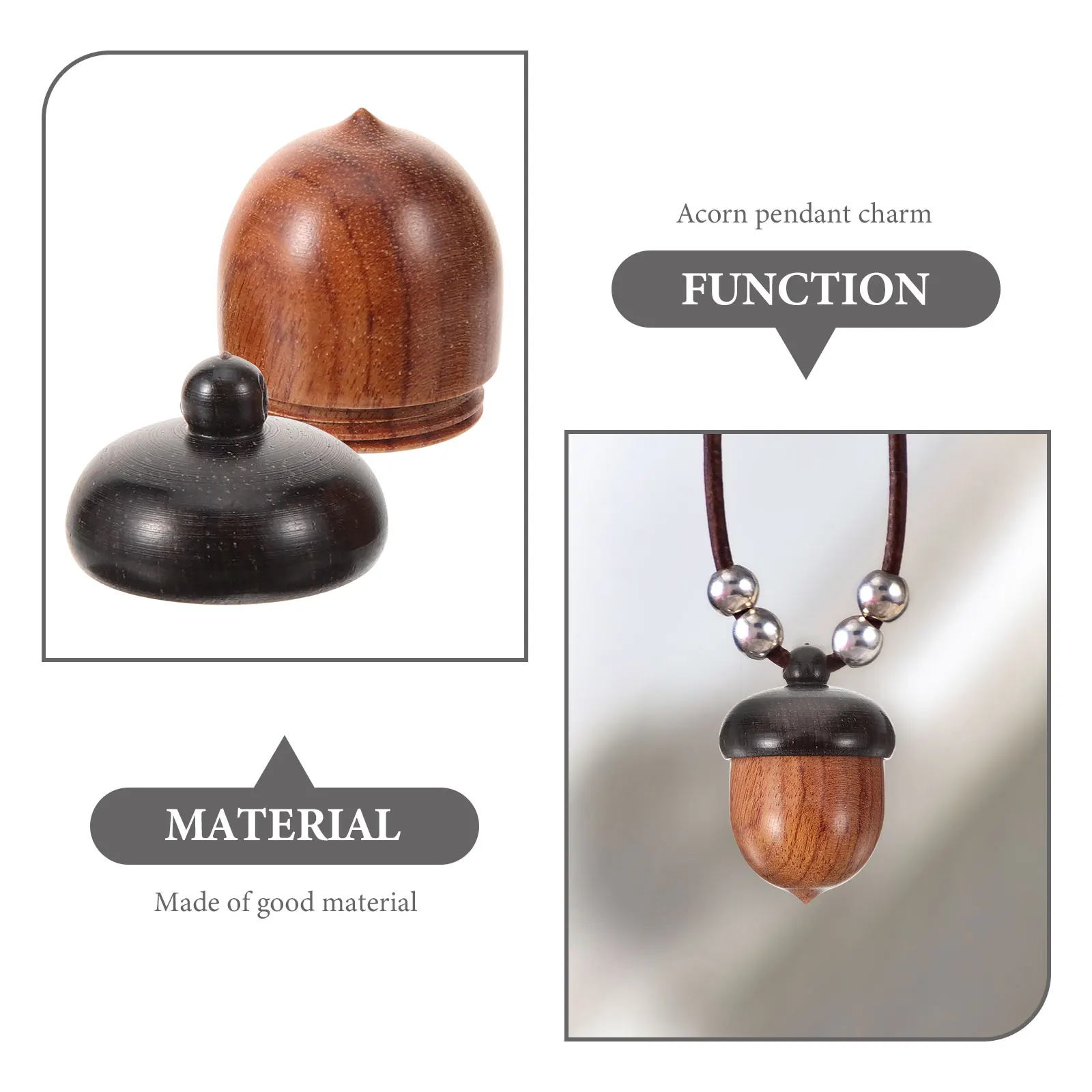4pcs Acorn Pendant 31x22mm Wooden DIY Charms for Necklace Bracelets Making Crafts Decorative Acorns Jewelry Accessories
4pcs Acorn Pendant 31x22mm Wooden DIY Charms for Necklace Bracelets Making Crafts Decorative Acorns Jewelry Accessories